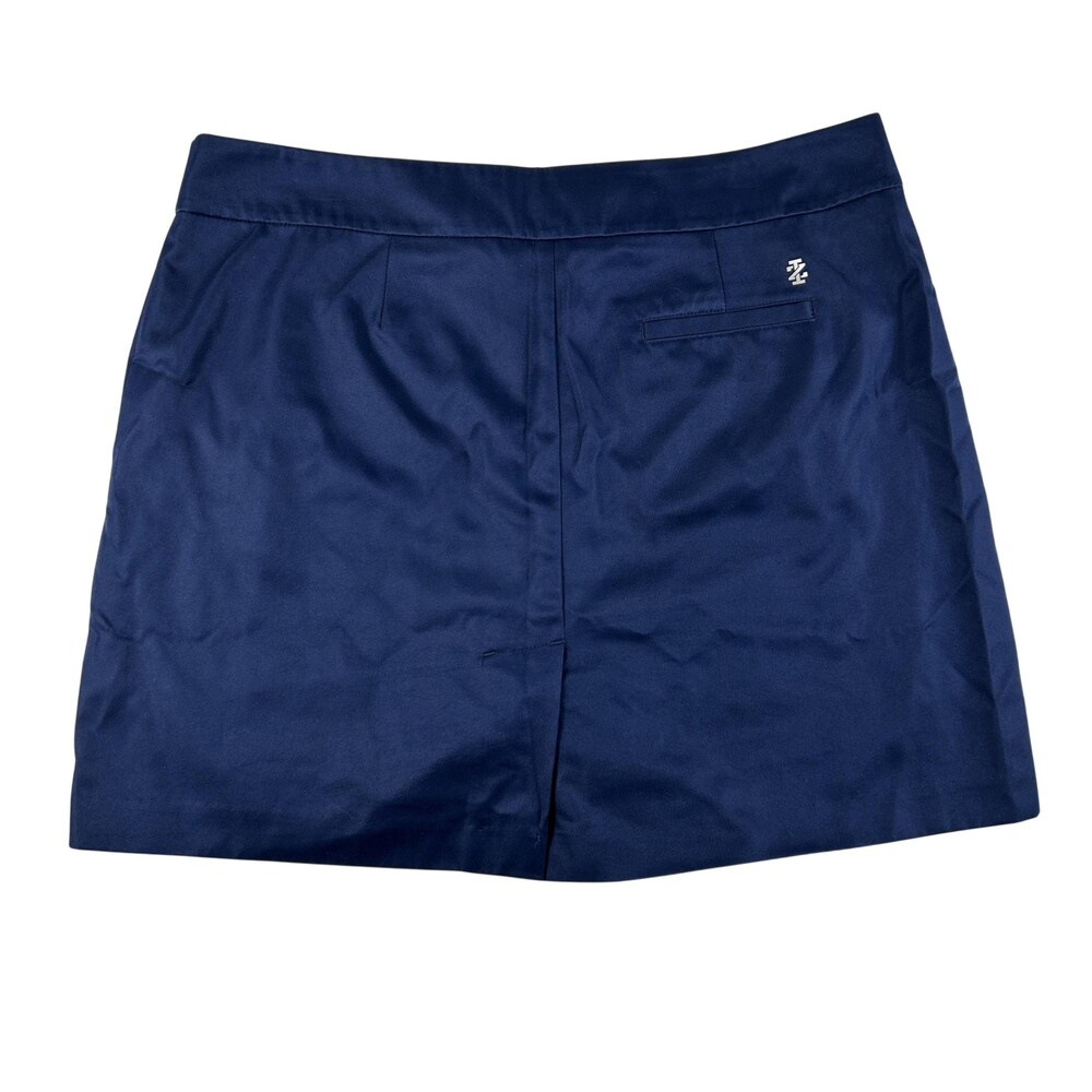 IZOD Golf Skort Womens Size 14 Blue Pockets Slit Athletic Golf Polyester